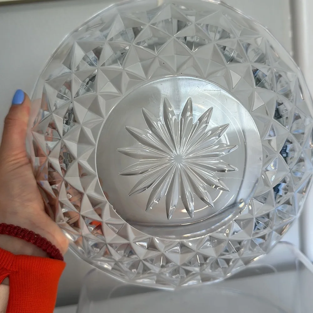Val St. Lambert vintage crystal bowl